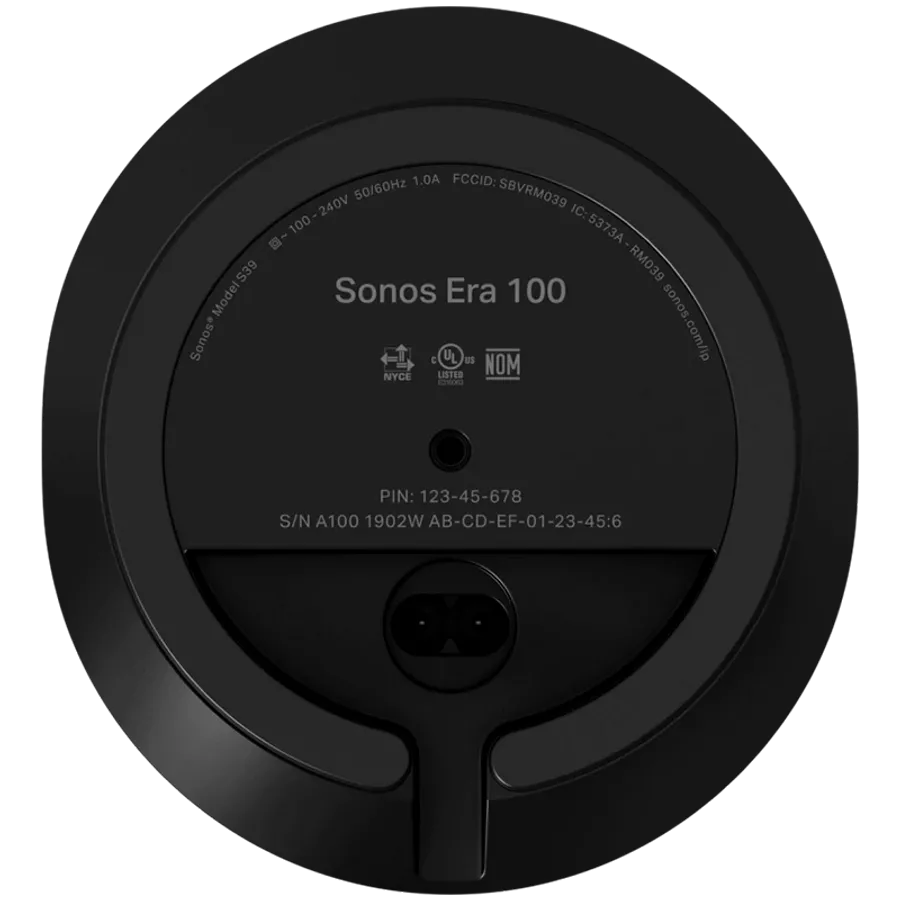 SONOS Era 100 Οικιακό Σύστημα Ήχου, Μαύρος — Εικών №5