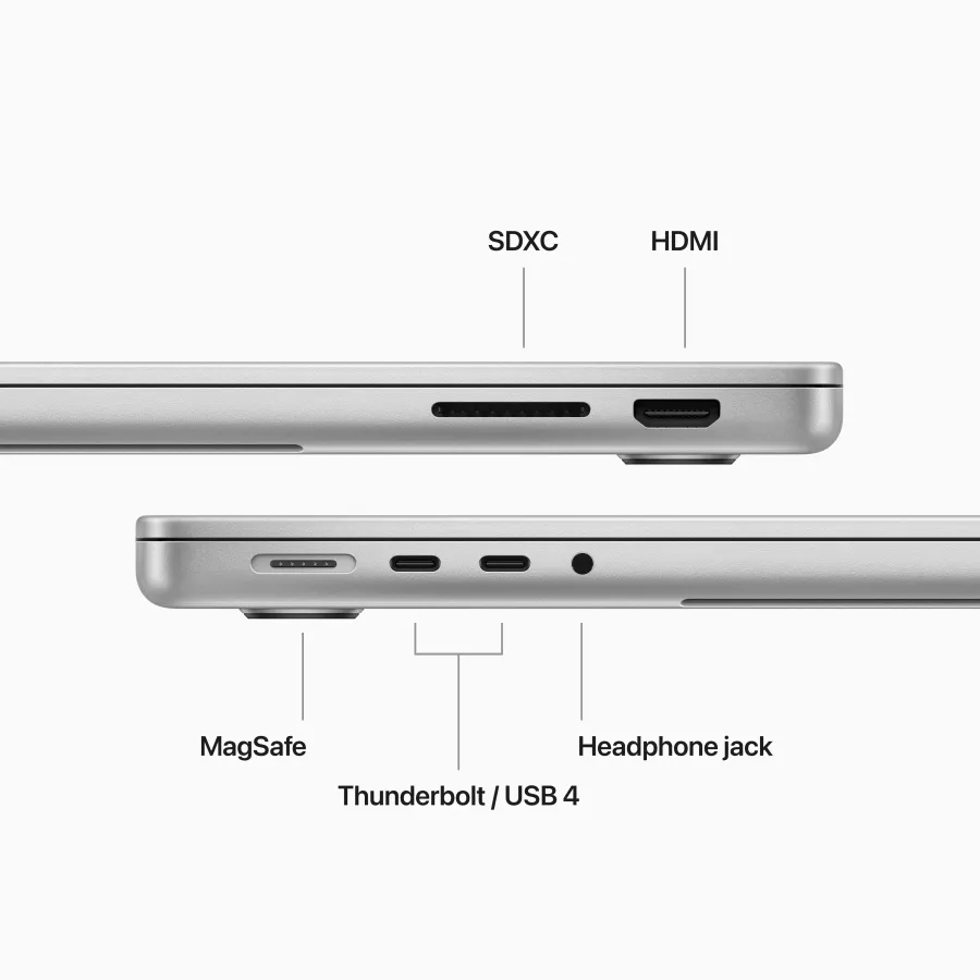 Apple MacBook Pro 14.2"  Apple M3 (8C CPU/10C GPU), 8 GB, 1 TB, Silver, 2023 — Image №6
