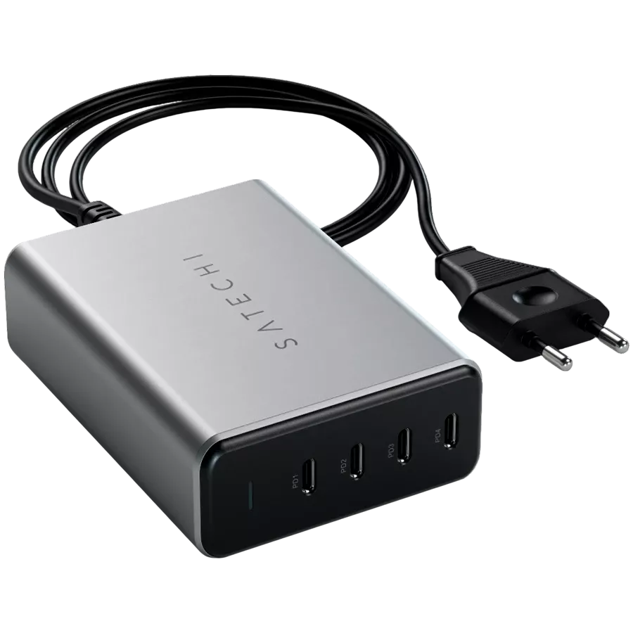 Power Adapter SATECHI 4*USB-C, 165 W — Image №1