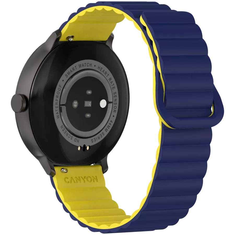 CANYON Jacky SW-69 Smart Watch, Blue/Yellow — Image №4