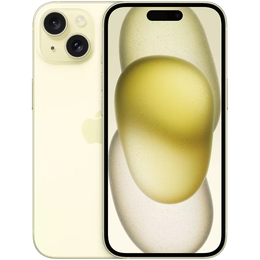 iPhone 15, 256 GB, Yellow — Image №1