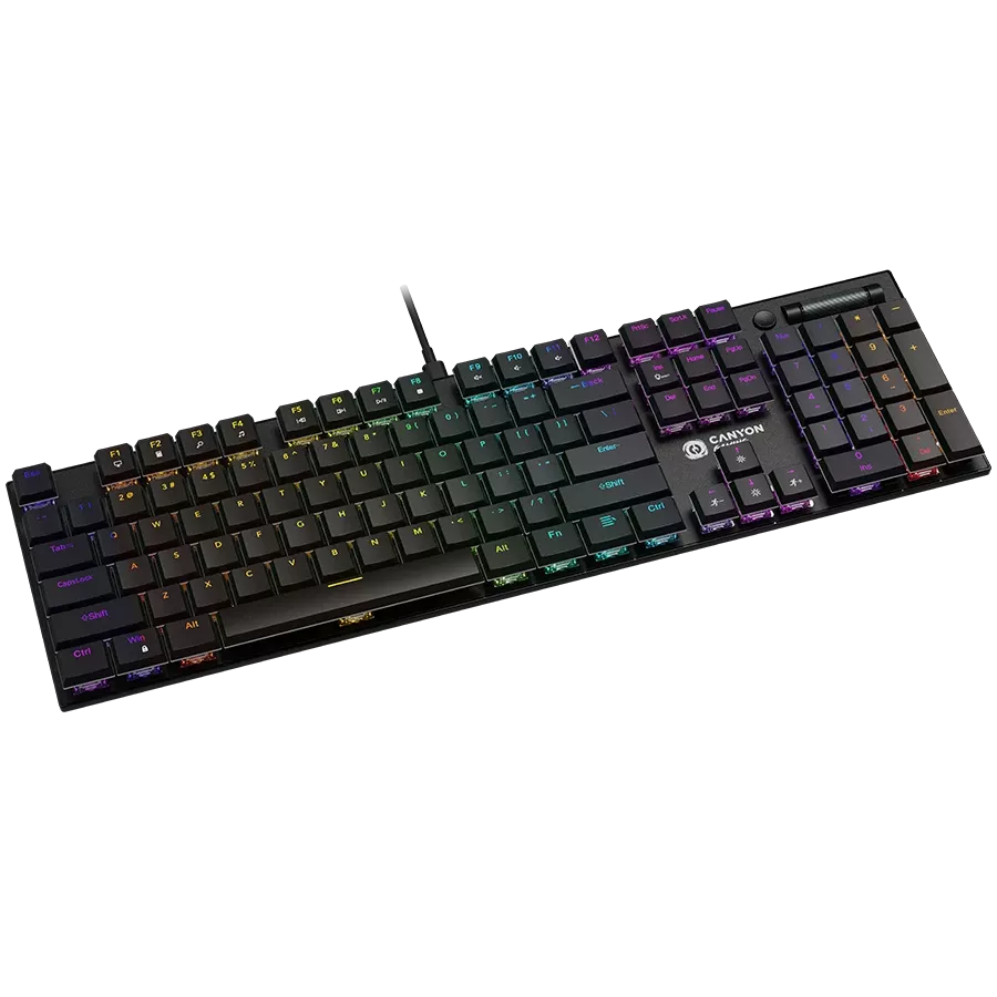 Ігрова клавіатура CANYON Cometstrike GK-55 RGB Black (CND-SKB55-US) — Зображення №3