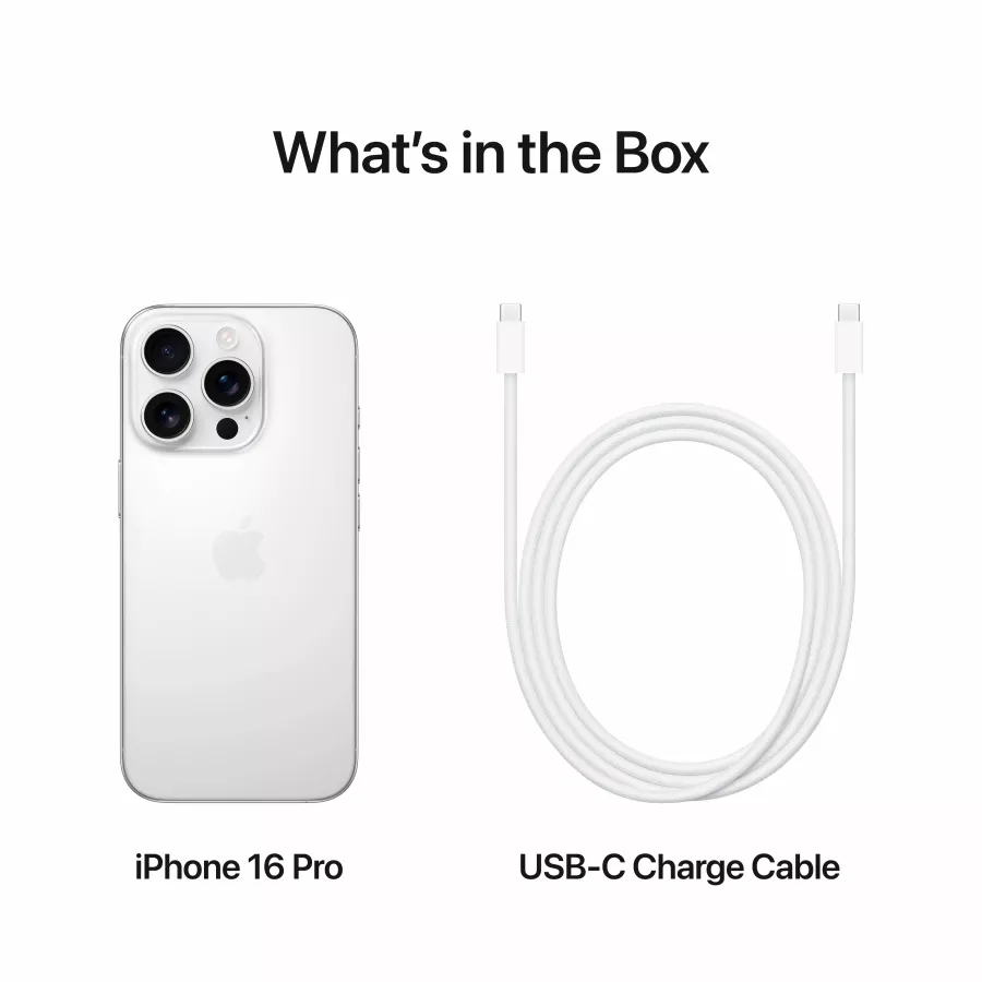 Apple iPhone 16 Pro, 256 GB, White Titanium — Image №8