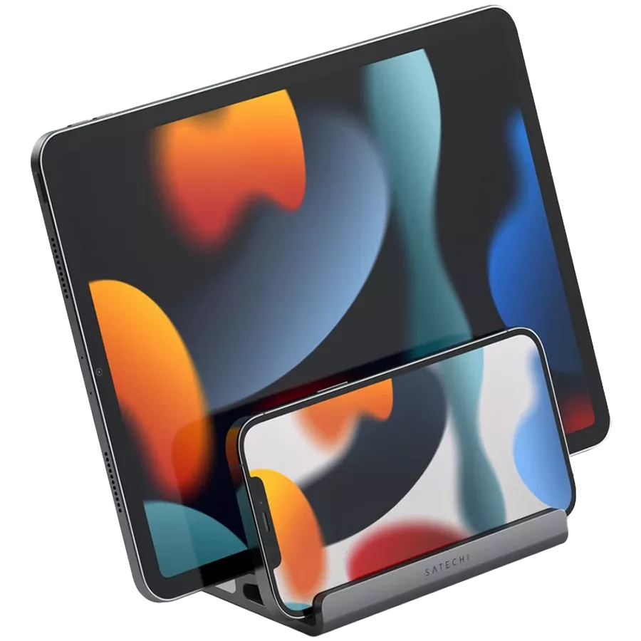 Двойная вертикальная подставка SATECHI Dual Vertical Laptop Stand (ST-ADVSM) — Изображение №6