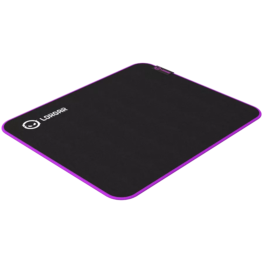 Παιχνίδι ποντικιού Lorgar 360mm x 300mm x 3mm, Μαύρο / Μωβ — Εικών №3