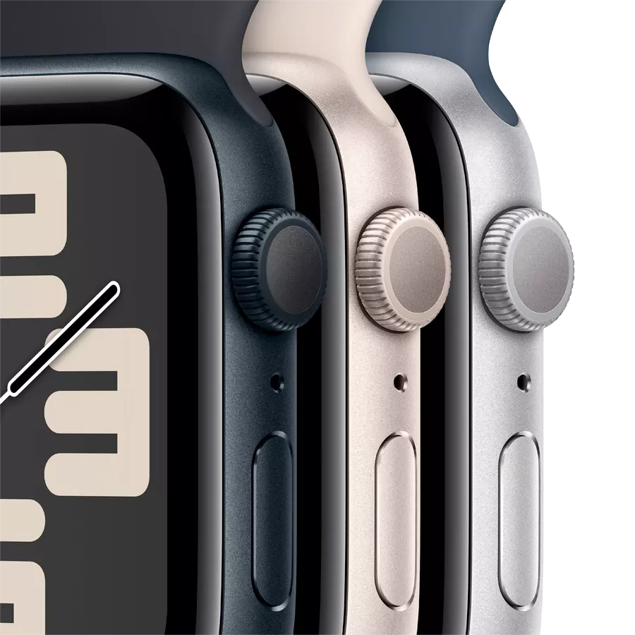 Apple Watch SE GPS Gen.2, 44mm, Midnight Sport Band, M/L — image №3