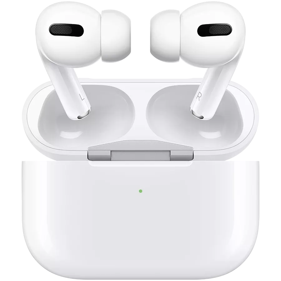 Refurbished Apple  AirPods Pro with Ασύρματη φόρτιση, Λευκό, Grade B — Εικών №2