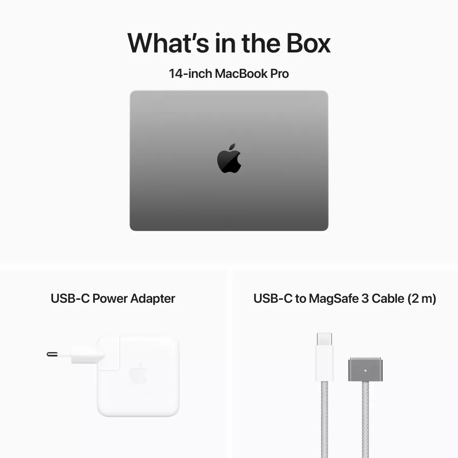Apple MacBook Pro 14.2"  Apple M3 (8C CPU/10C GPU), 8 GB, 1 TB, Space Gray, 2023 — Image №10