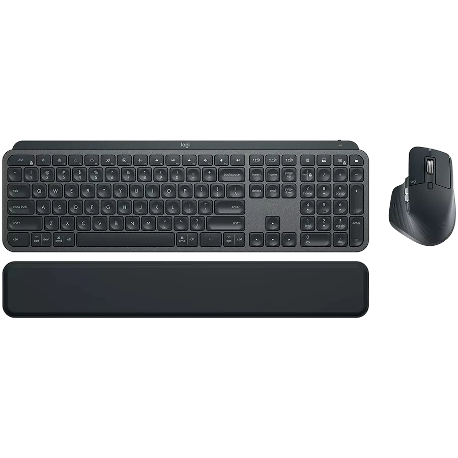 Комплект клавиатура + мышь LOGITECH MX Keys for Business Graphite (L920-010933) — Изображение №1