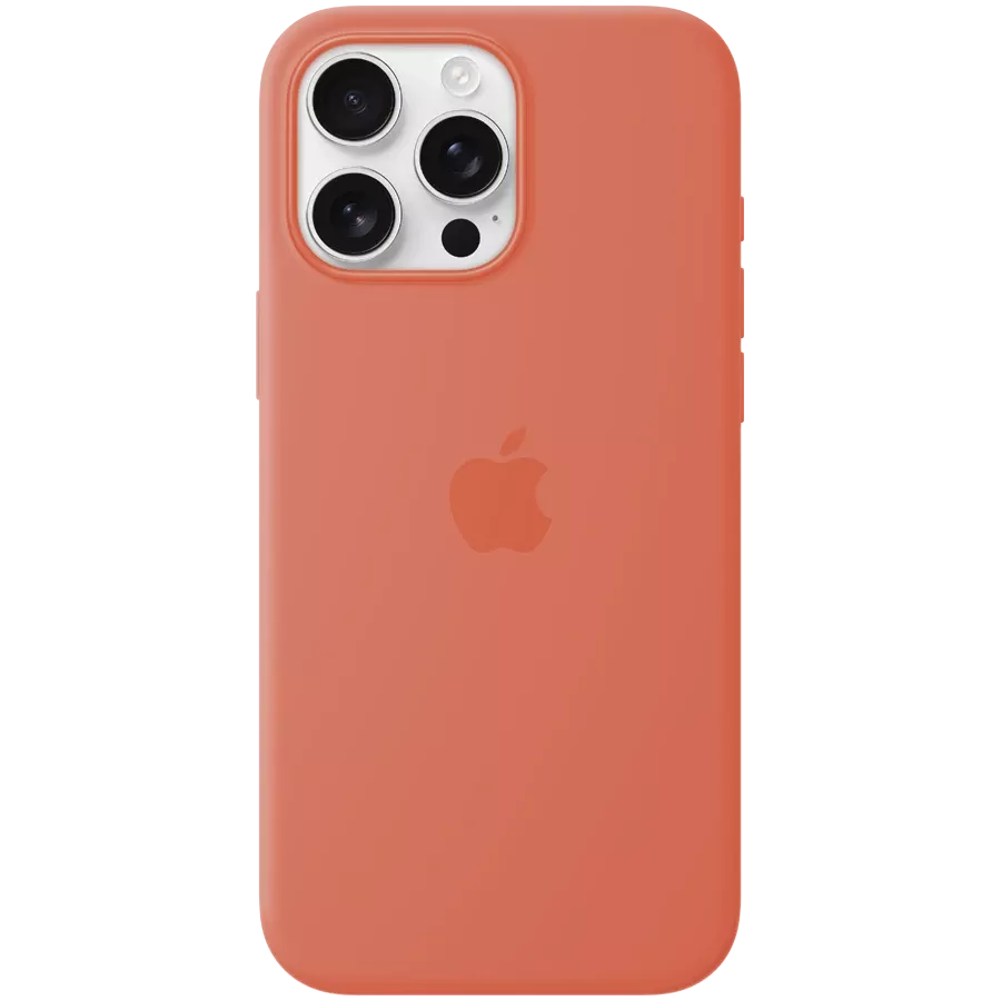 APPLE Чохол силіконовий з MagSafe Tangerine для iPhone 16 Pro Max — Зображення №1