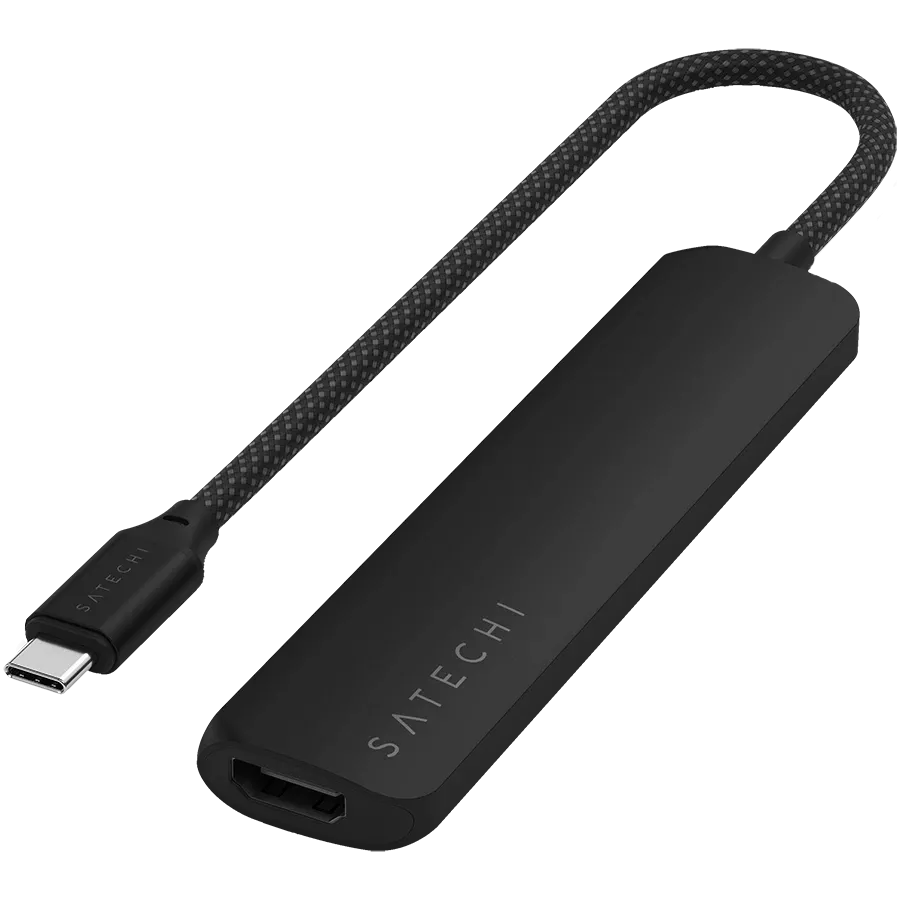 SATECHI  Slim 6 Multiport  Multiport Adapter  Чорний — Зображення №2