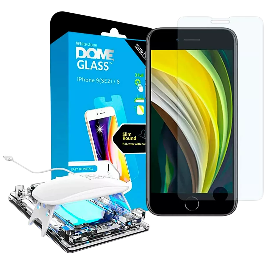 Պաշտպանիչ ապակի WHITESTONE  for iPhone SE (3‑րդ սերնդի)/SE (2‑րդ սերնդի)/8/7 — image №1