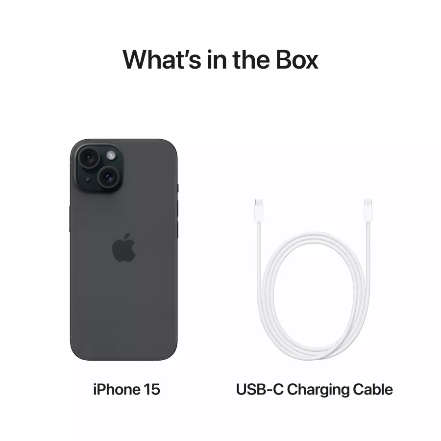 Apple iPhone 15, 256 GB, Black — Image №8