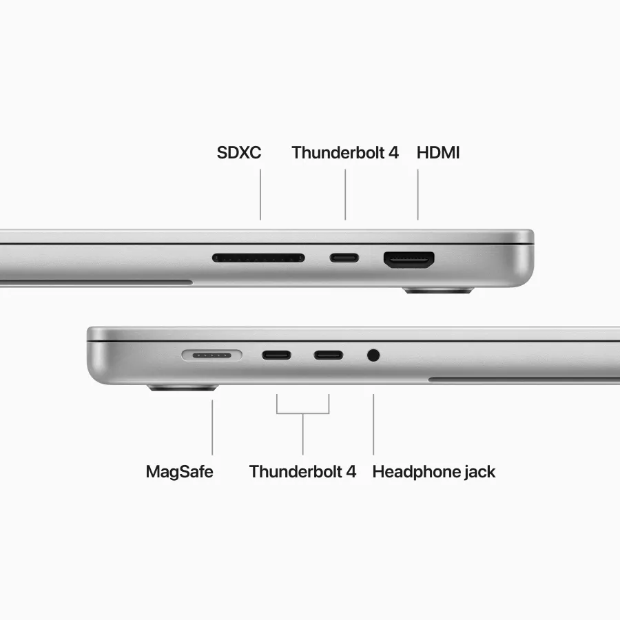 MacBook Pro 16.2"  M3 Max (14C CPU/30C GPU), 36 GB, 1 TB, Silver — Image №6