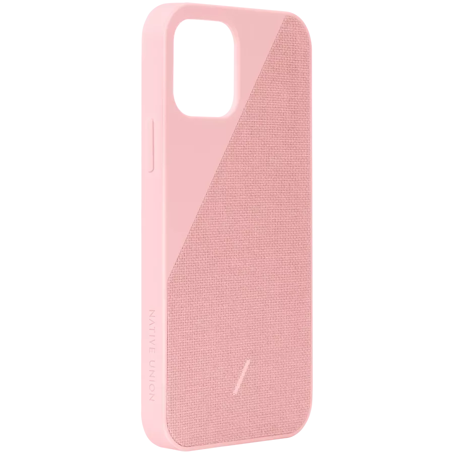 Чехол NATIVE UNION CLIC CANVAS  Розовый для iPhone 12 mini — Изображение №2