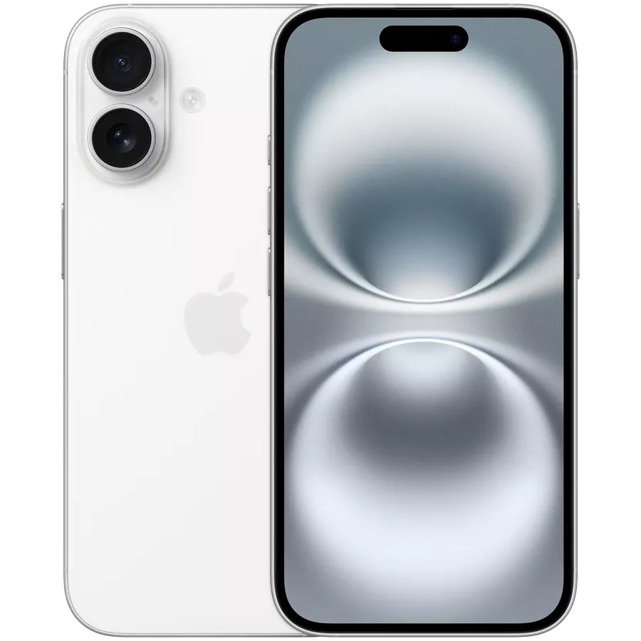 iPhone 16, 128 ГБ, White — Зображення №1