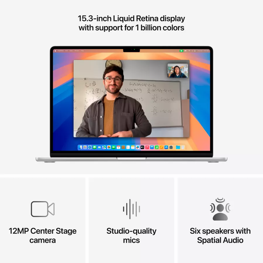 Apple MacBook Air 15.3"  Apple M4 (10C CPU/10C GPU), 24 GB, 512 GB, Silver, 2025 — Image №5