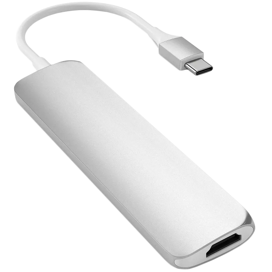 Адаптер SATECHI Aluminum Type-C Slim Multi-Port Adapter 4K V2 — Зображення №2