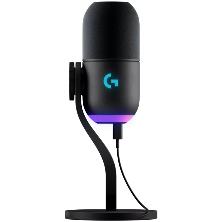 Микрофон LOGITECH Yeti GX Dynamic RGB Gaming Mic with Lightsync Black (L988-000569) — Изображение №1