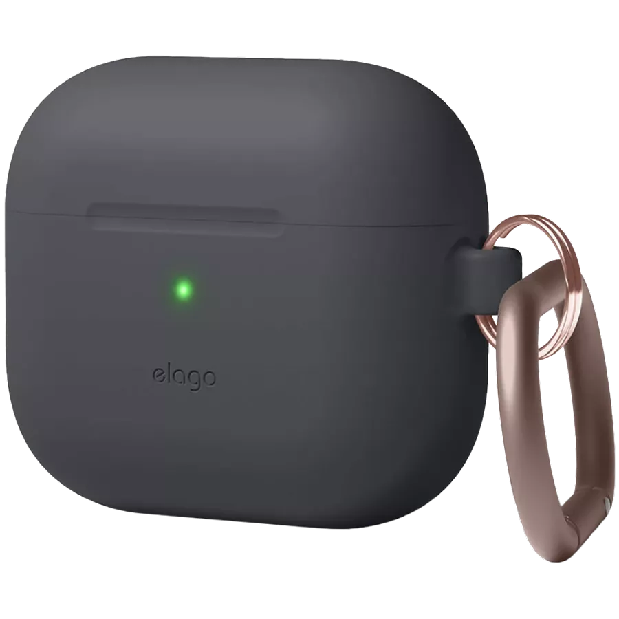 Чохол ELAGO Hang  Темно-сірий для AirPods (Gen3) — Зображення №1