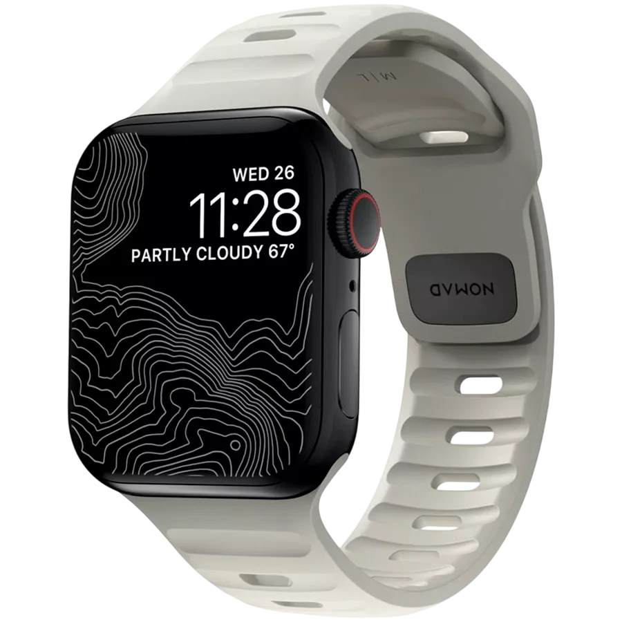 NOMAD Sport Strap V2 Για Apple Watch 38/40/41mm Ζώνη Sport Strap V2 Πέτρα Για Apple Watch 38/40/41 mm — Εικών №1 NOMAD Sport Strap V2 Για Apple Watch 38/40/41mm Ζώνη Sport Strap V2 Πέτρα Για Apple Watch 38/40/41 mm — Εικών №1
