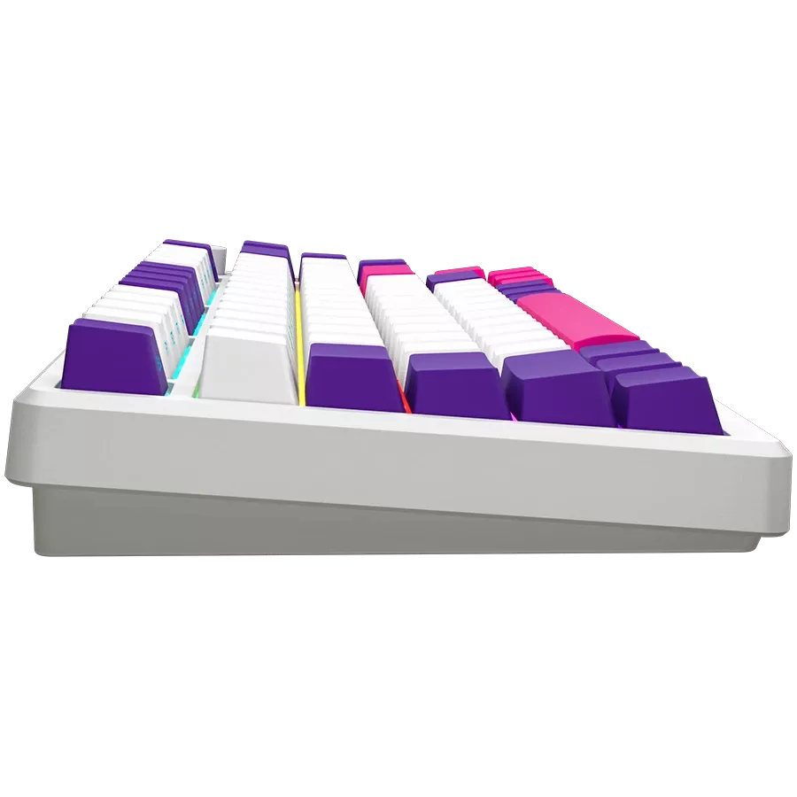 LORGAR KBP7075W Gaming Keyboard, Wireless, White, EN — Image №4