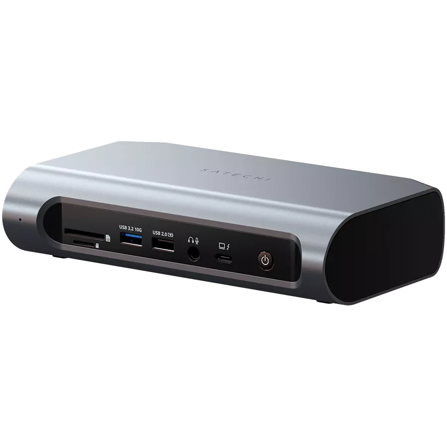 SATECHI Мультимедийная док-станция Thunderbolt 4 Pro, Space Gray — Изображение №1