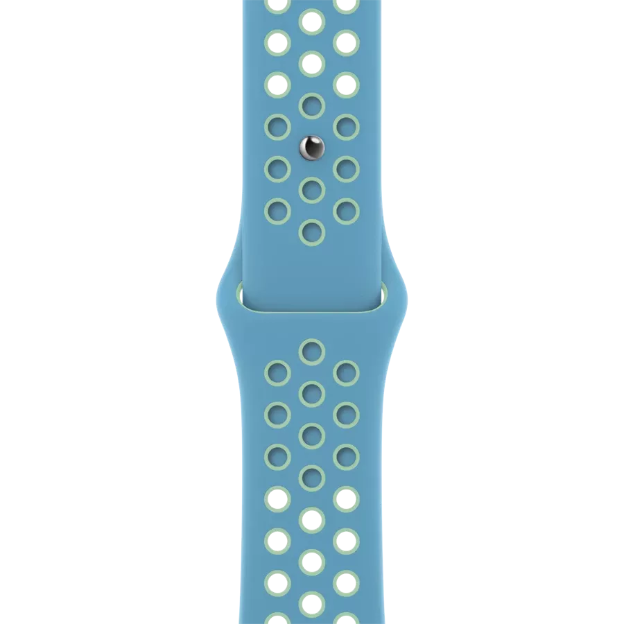 Band APPLE 40mm Nike Sport Band - Regular Chlorine Blue/Green Glow — Image №1