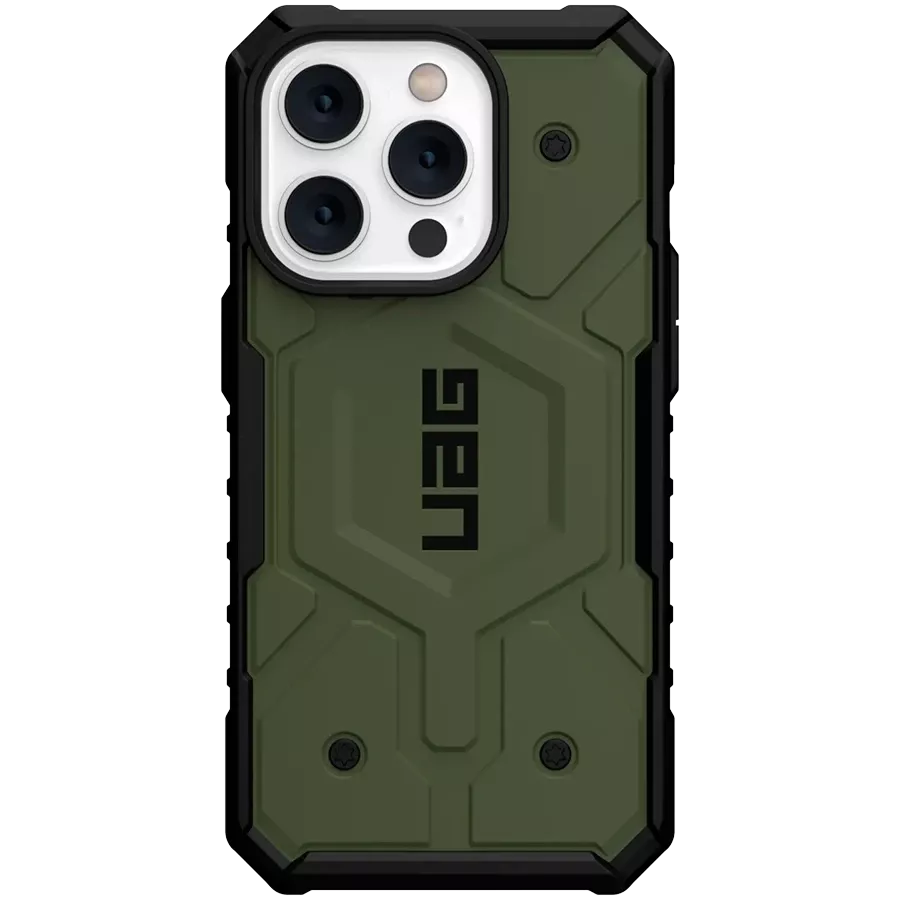 Защитный чехол UAG Pathfinder с MagSafe Оливковый для iPhone 14 Pro — Изображение №1