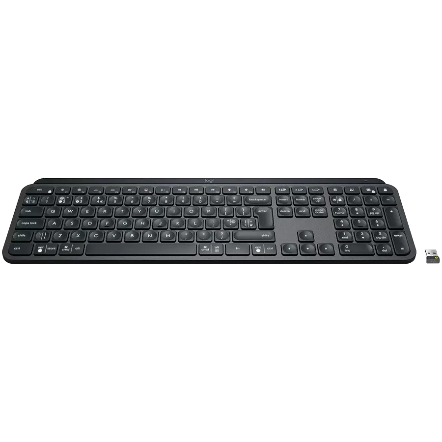 Клавиатура беспроводная LOGITECH MX Keys S Wireless Graphite (L920-011593) — Изображение №2