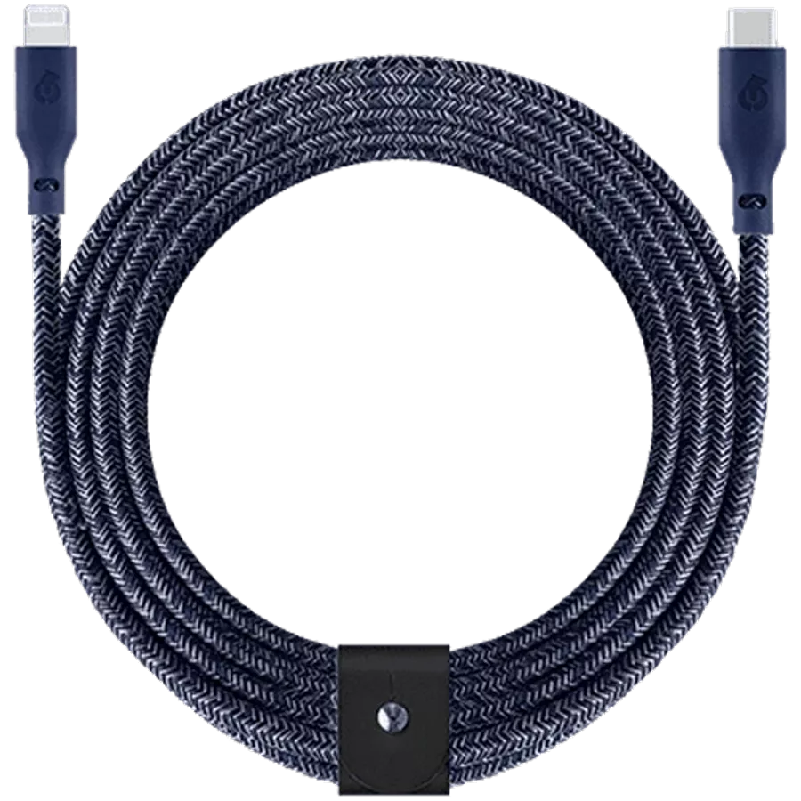 UBEAR Кабель-переходник с USB-C на Lightning, Чёрный, 2.4м — image №1