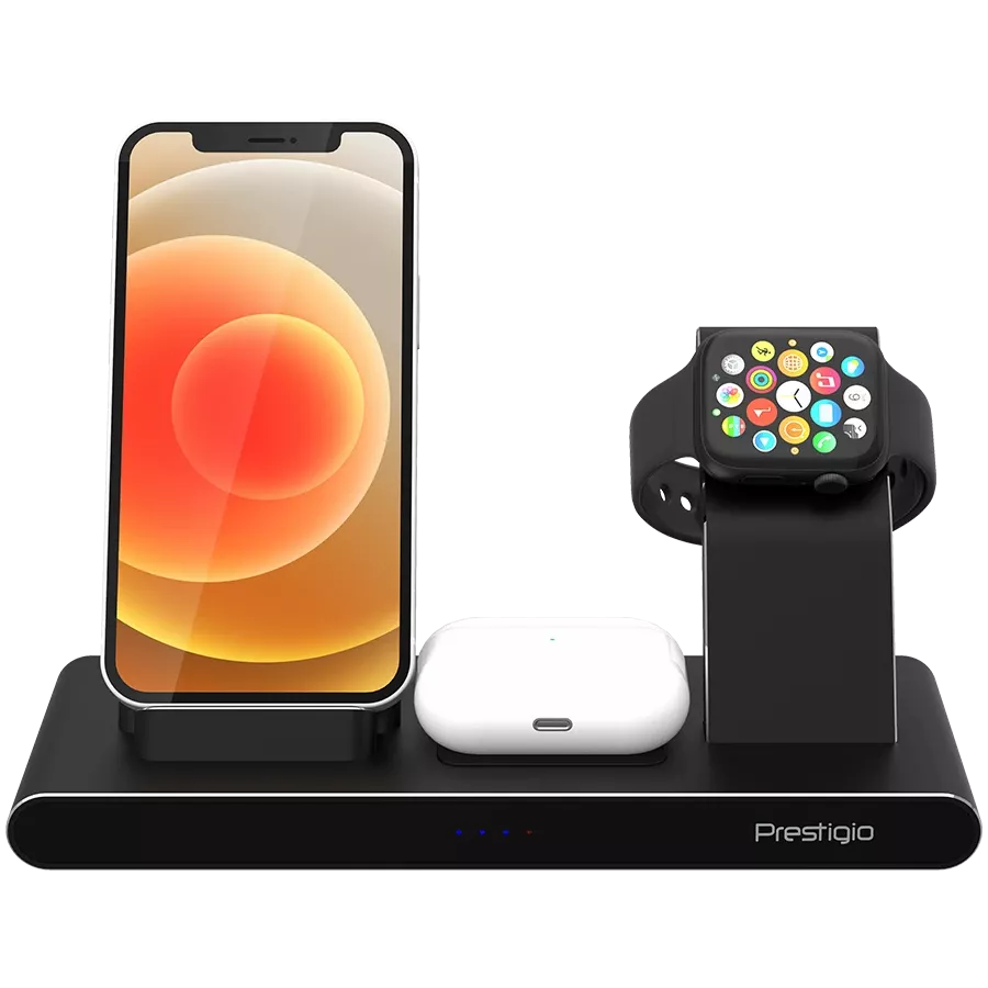 PRESTIGIO ReVolt A7 Wireless Charger, 10 W, Black — Image №1