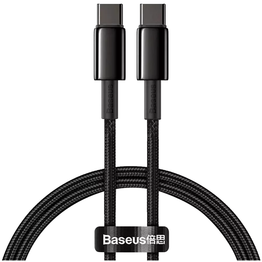 BASEUS USB-C Cable, 2 m, Black — Image №1