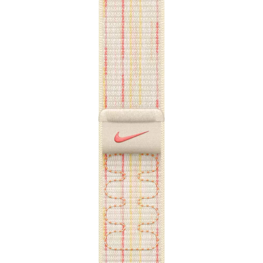 Удлинитель ремешка APPLE 42мм Nike Sport Loop Nike Sport Loop Starlight/Pink для Apple Watch 38/42 mm — Зображення №1