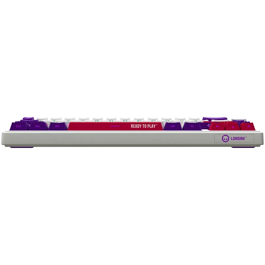 LORGAR KBP70MW Gaming Keyboard, Wireless, White, EN — Image №6