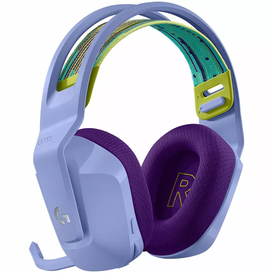 Гарнітура LOGITECH G733 Lightspeed Wireless RGB Gaming Lilac (L981-000890) — Зображення №3