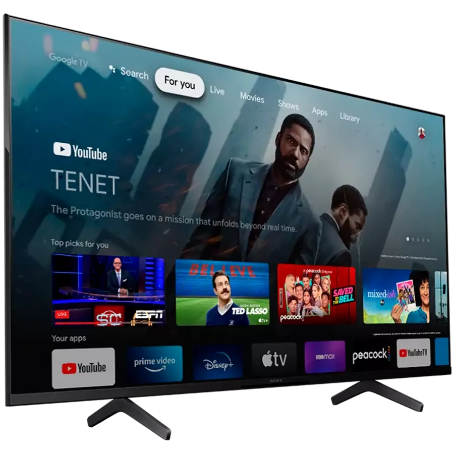 SONY Smart TV, LCD, 50", UHD, Black — Image №2