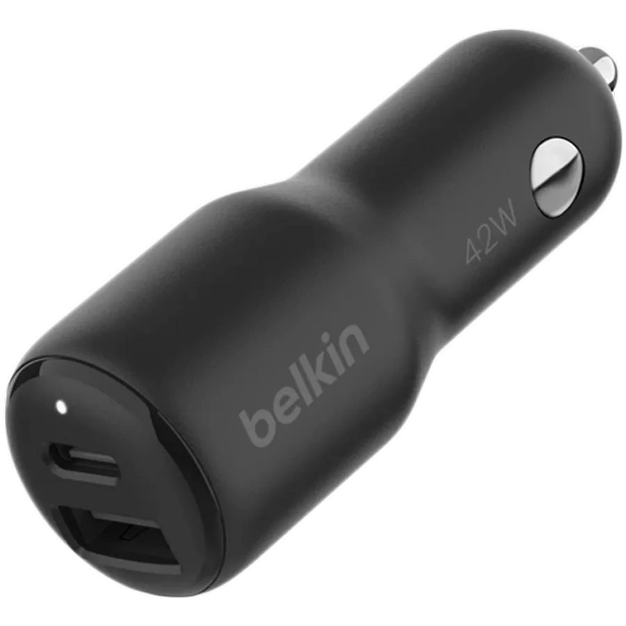 Car Adapter BELKIN 2*USB/USB-C, 42 W — Image №1
