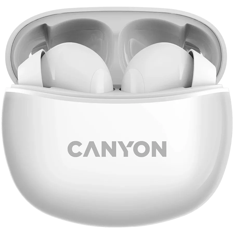 CANYON TWS-5 Ασύρματο Ακουστικό, Λευκό — Εικών №1