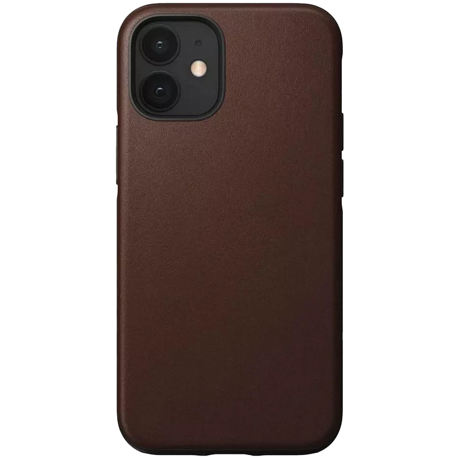 NOMAD Чехол Rugged Case  Rustic Brown для iPhone 12 mini — image №1