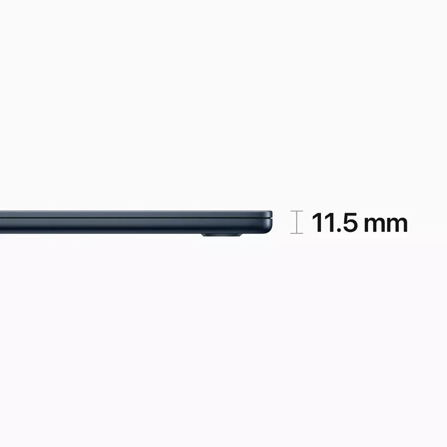 Apple MacBook Air 15.3"  Apple M2 (8C CPU/10C GPU), 8 GB, 256 GB, Midnight — Image №3