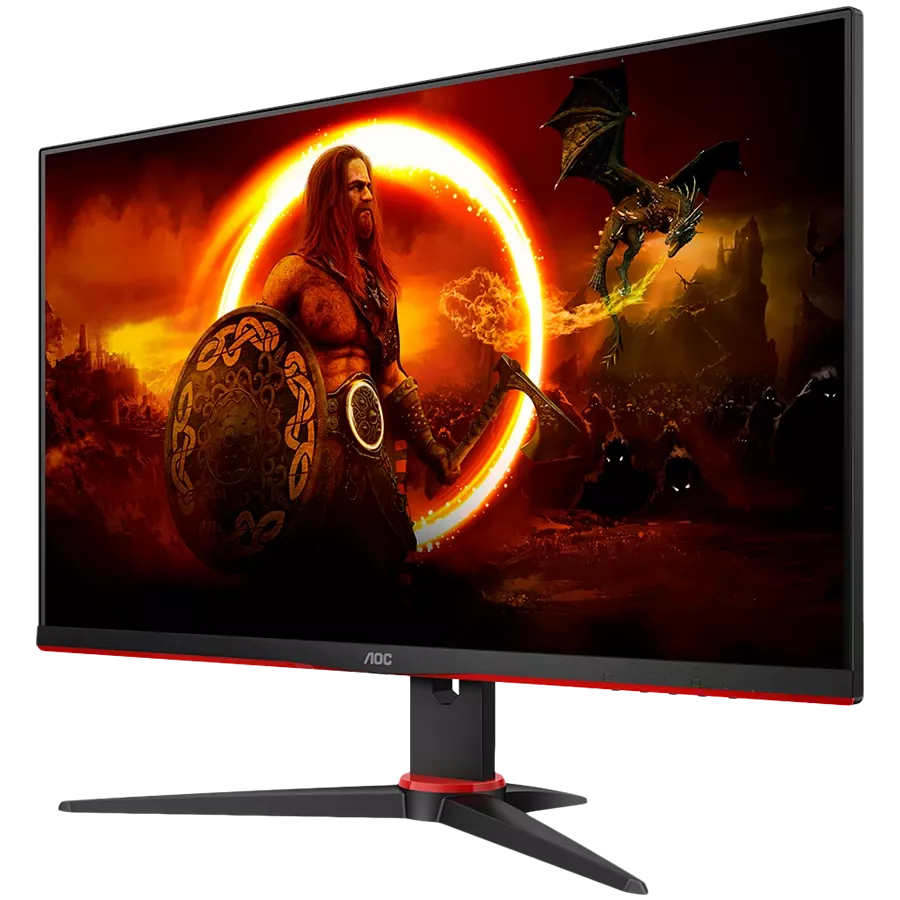 AOC Monitor LCD (23.8", 1920x1080, IPS) Black/Red — Image №2