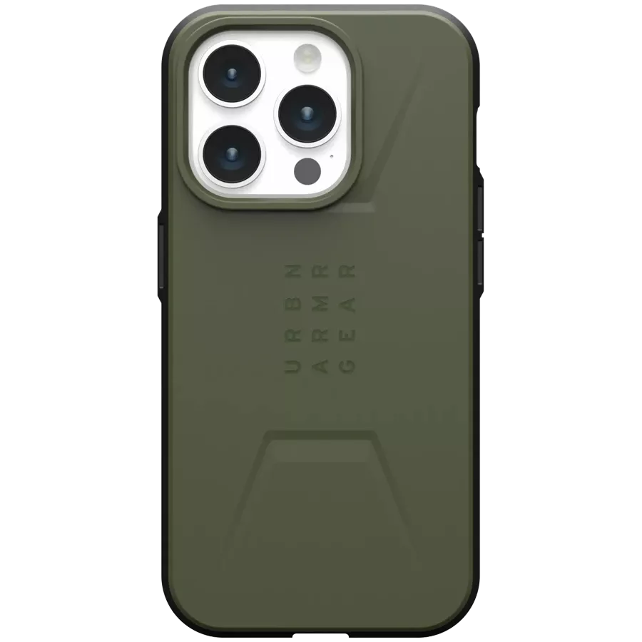 Чохол UAG з Magsafe для Apple iPhone 15 Pro Civilian, Olive Drab (114275117272) — Зображення №1