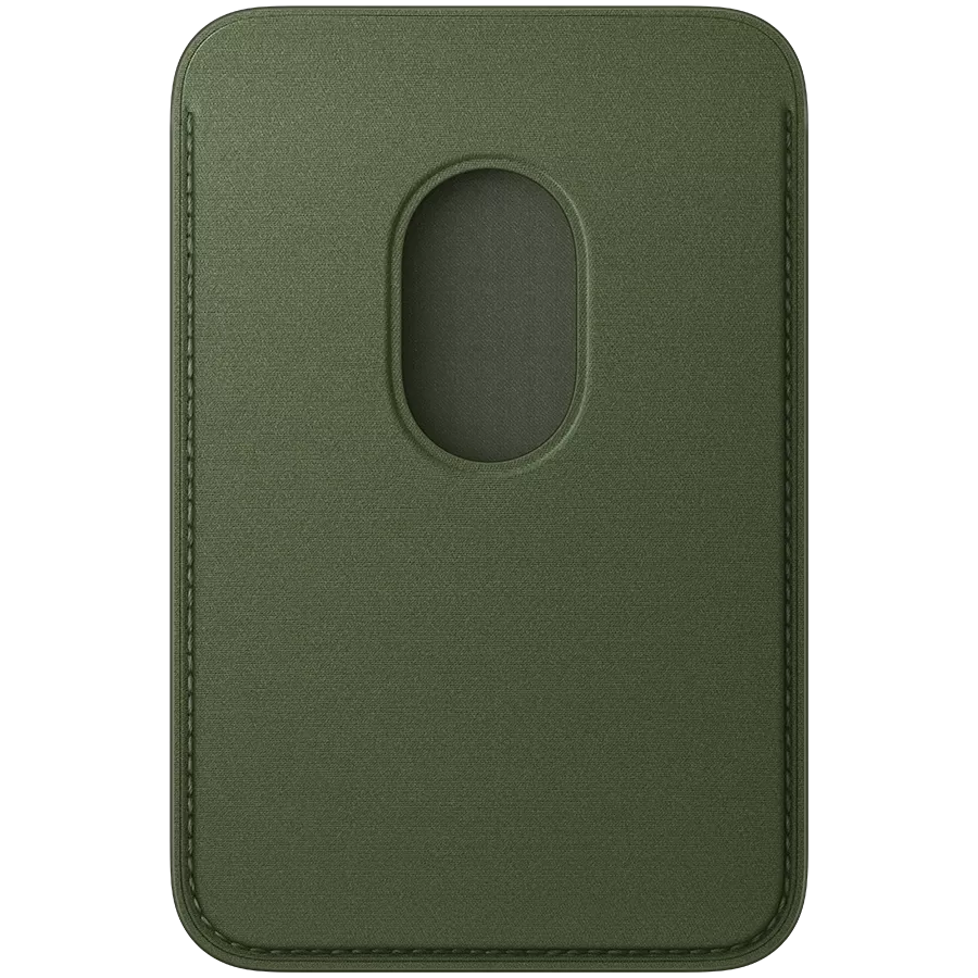 APPLE Wallet FineWoven Wallet with MagSafe, Moss для Любой iPhone — Изображение №2