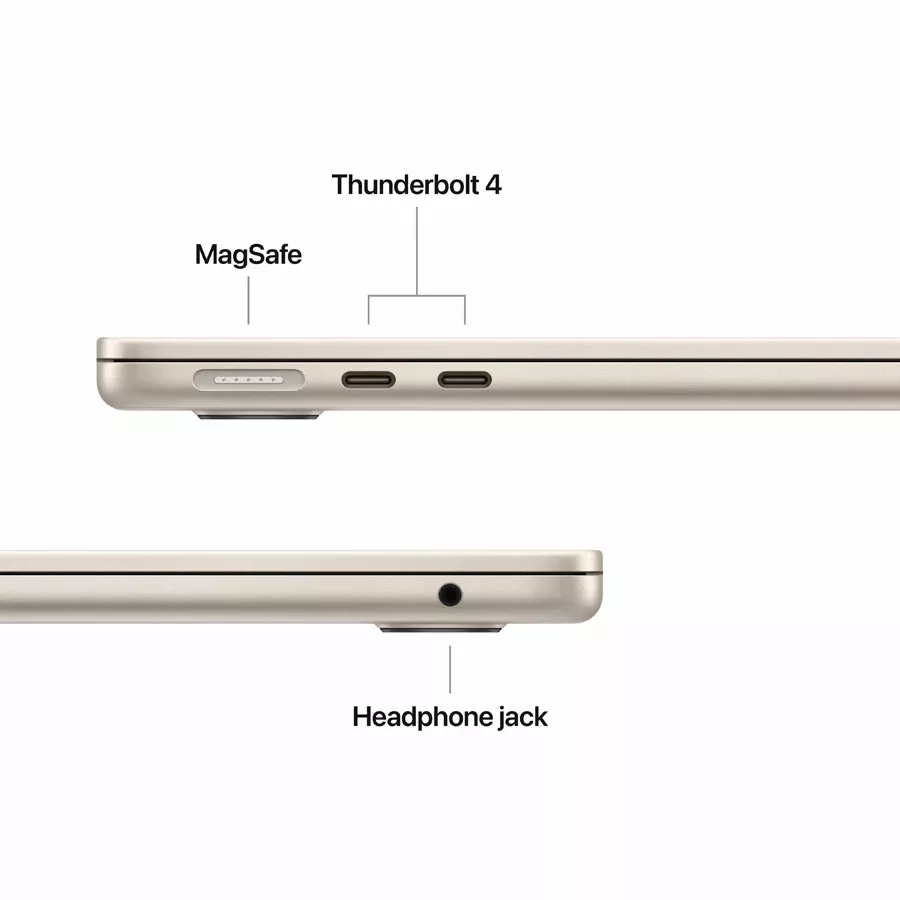 MacBook Air 13.6"  M4 (10C CPU/10C GPU), 16 GB, 512 GB, Starlight — Image №7