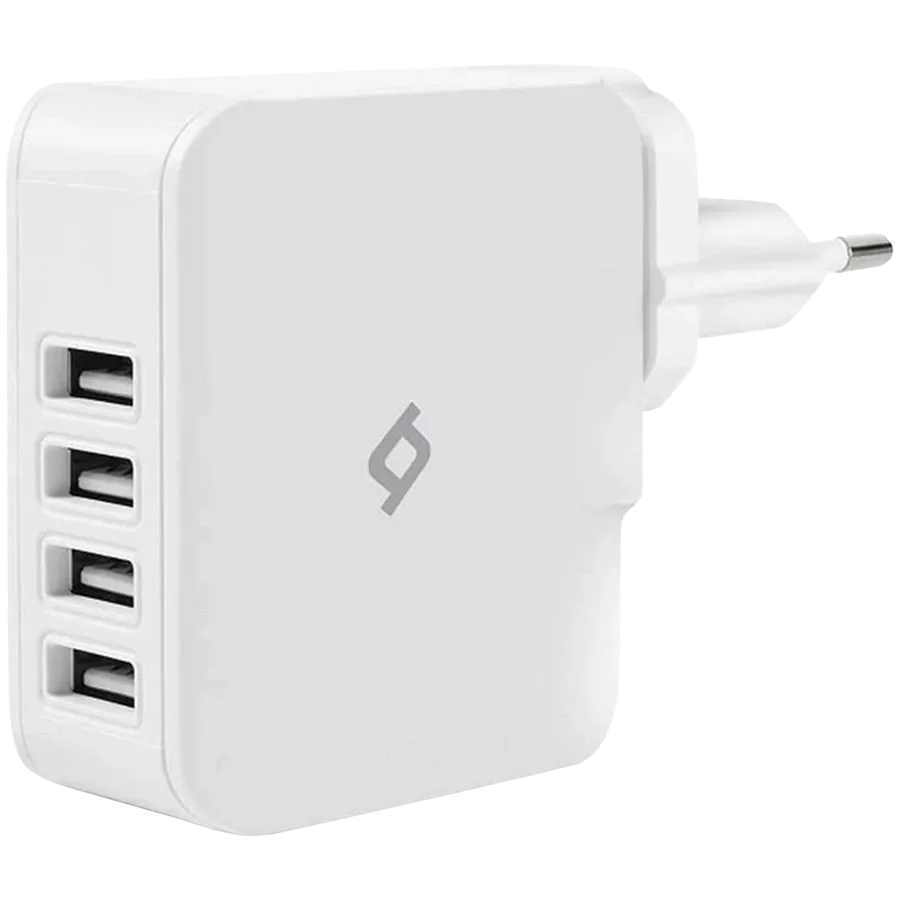 Адаптер живлення TTEC 4*USB Type A, 25 Ват — Зображення №1