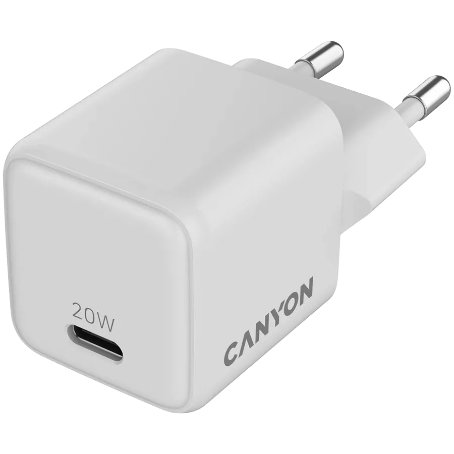 CANYON CU20C Power Adapter USB-C, 20 W, White — Image №4