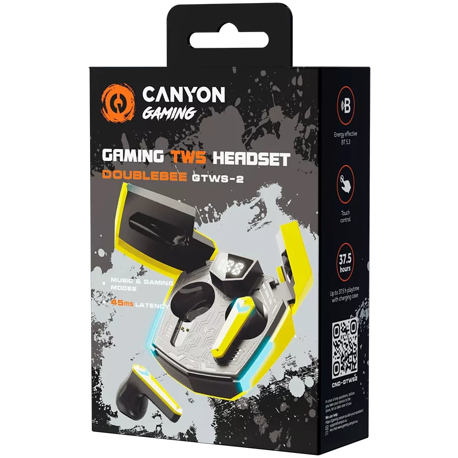 CANYON GTWS-2 {Бездротове} Гарнітура, Жовтий — Зображення №6