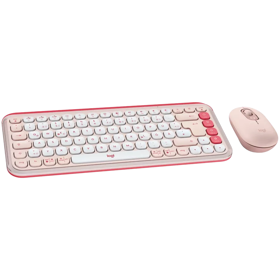 Клавиатура LOGITECH POP ICON COMBO ROSE — Изображение №2