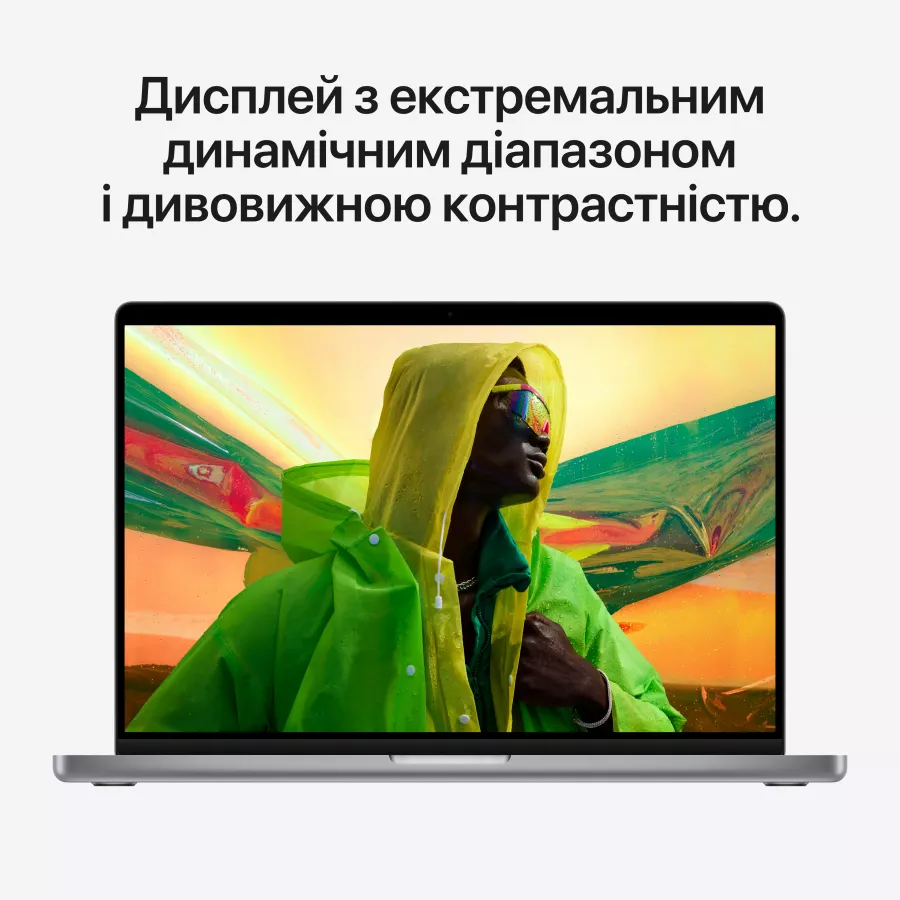 Apple MacBook Pro 16.2"  Apple M1 Pro (10C CPU/16C GPU), 32 ГБ, 512 ГБ, Космічний сірий — Зображення №9